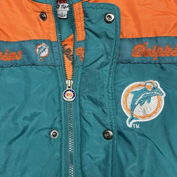 Vintage Miami Dolphins Jacket NFL Gameday Football - Picture 8 of 14
